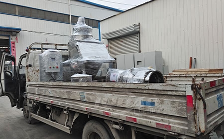 山东青岛宋先生订过的输送系统发货