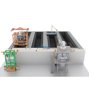 隧道窑坩埚装填充机