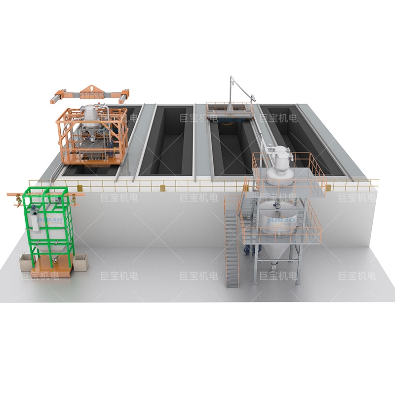 石墨化箱式炉自动吸料系统